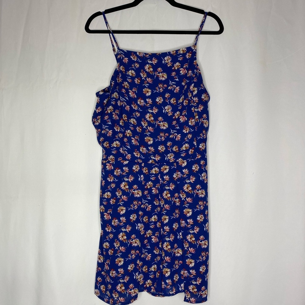Blue Floral Romper